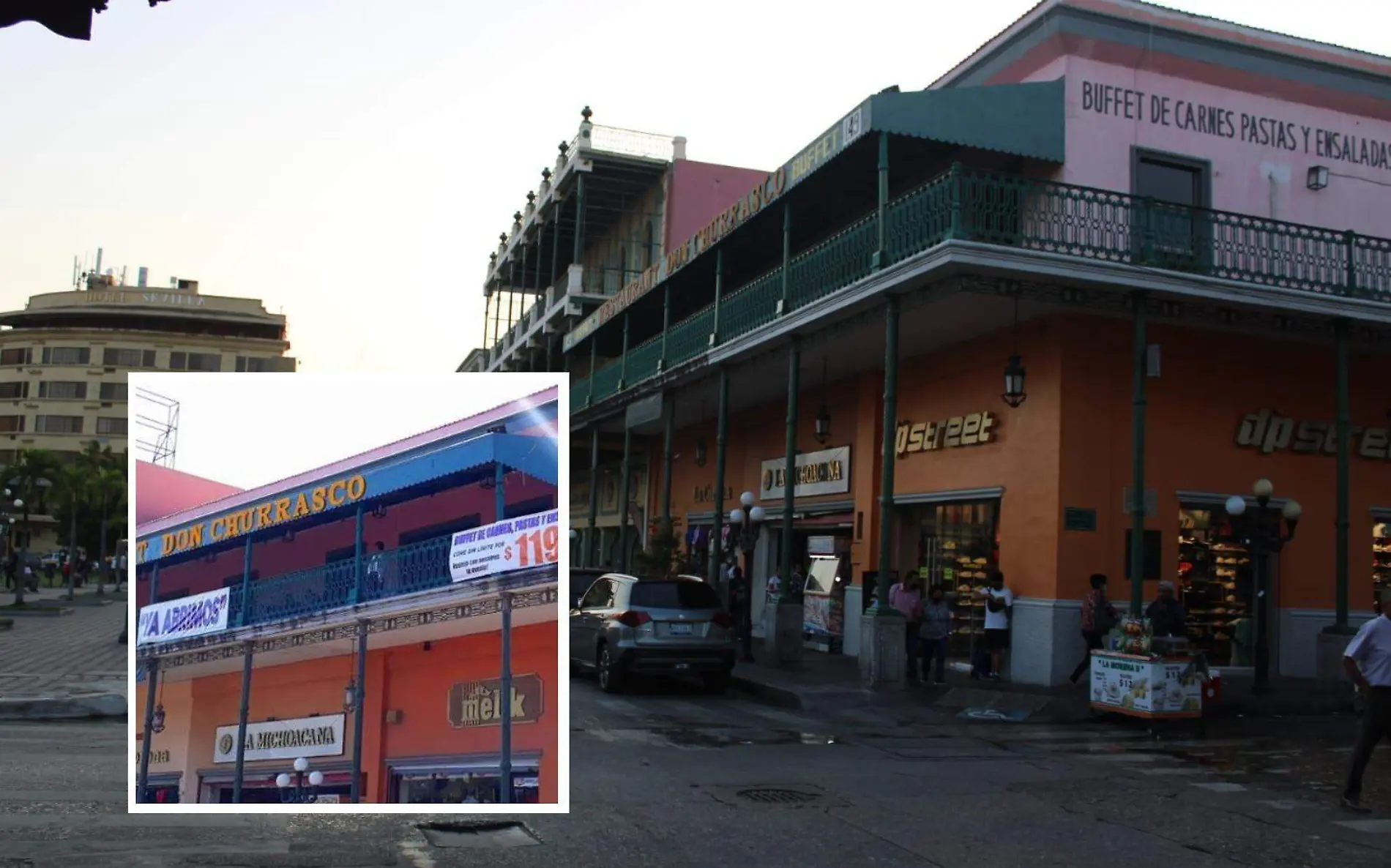 Cierra El Churrasco, otro negocio que abandona el centro de Tampico Teresa Macías y Facebook @